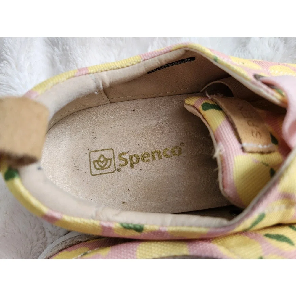 Spenco Orthotic Gored Lace Slip-On Sneaker Malibu 21 Bokeh Blush Womens 8B